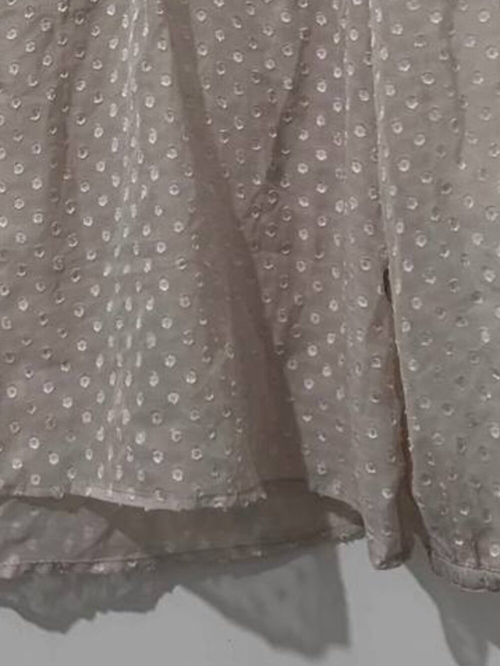 Beige Textured Blouse - Picture 2 of 3